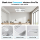 🌬️✨ Ventilateur de plafond double avec éclairage LED – design moderne et télécommande pour le salon et la chambre à coucher