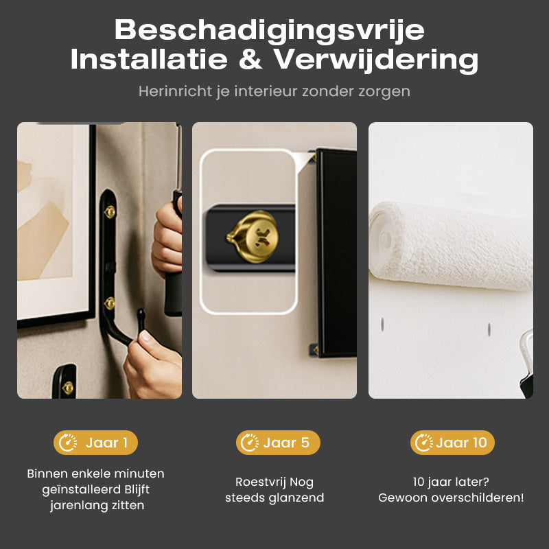 🔈🔈Kit de chevilles autotaraudeuses pour plaques de plâtre🔧Aucun perçage requis🔥Convient aux maisons et aux bureaux