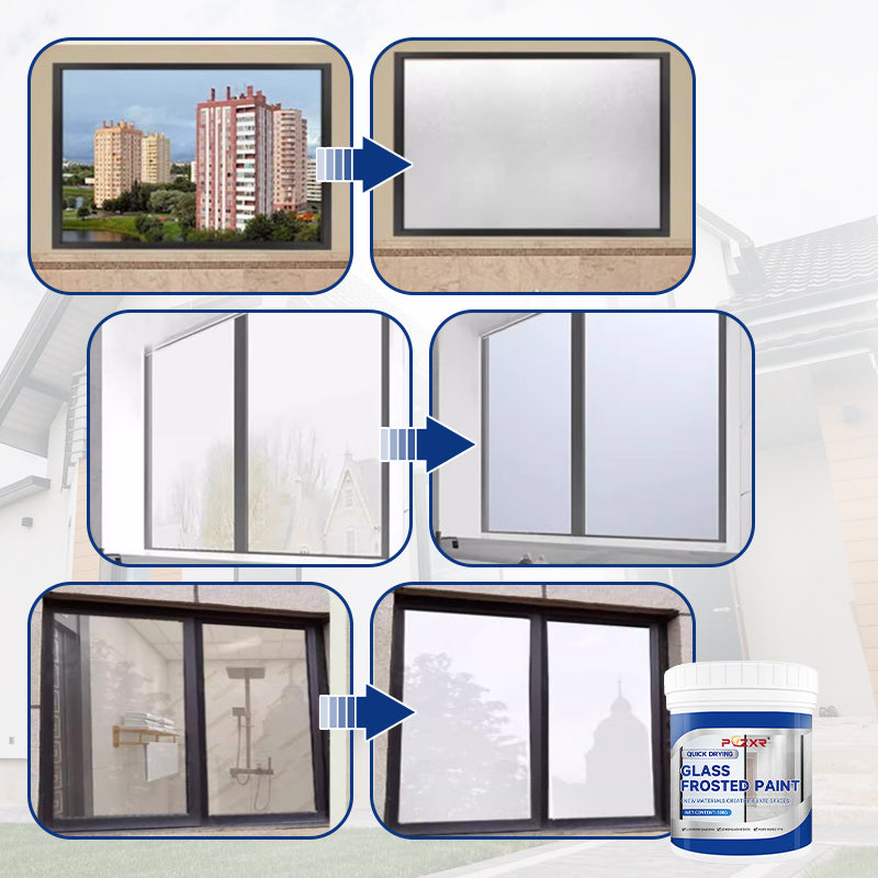 🎁60% DE RÉDUCTION ! 🔥 Peinture pour Verre Dépoli 2026 – Séchage Rapide, Résistante à l’Eau & Effet Givré Élégant 🌫️✨