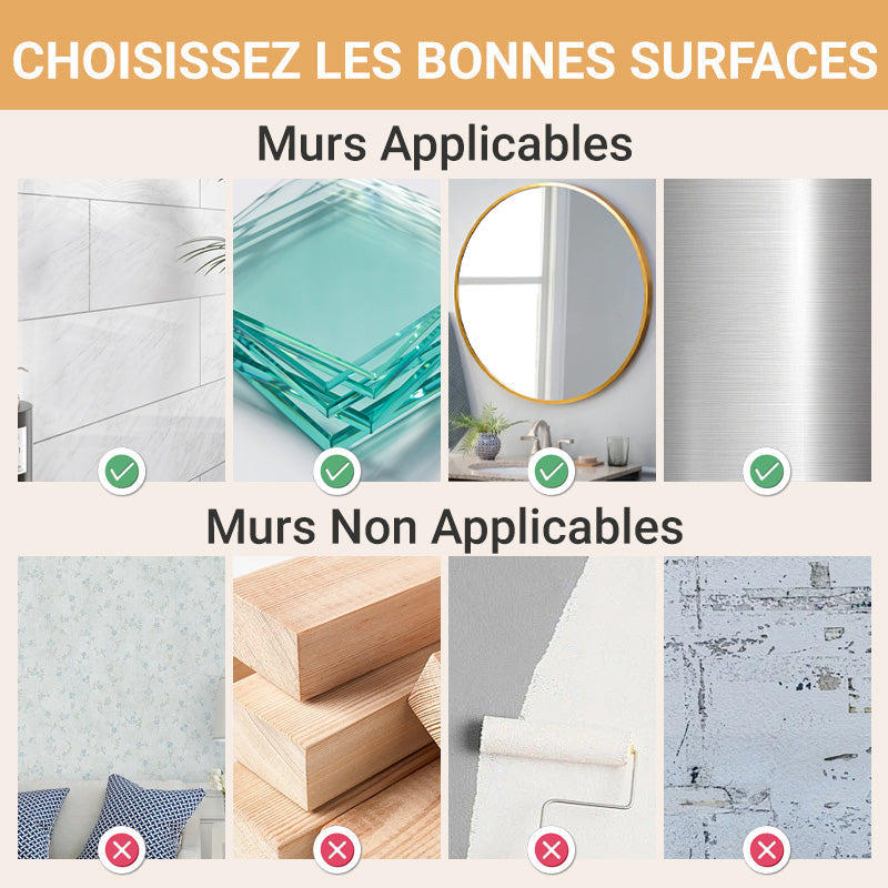 🔥Nouvelle mise à niveau 🍃Support de rangement à ventouse avec trou de drainage(🚀55 % de réduction)