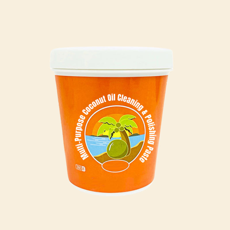 Pâte de nettoyage 🌿 & de polissage ✨ multi-usages à l'huile de coco 🥥💚