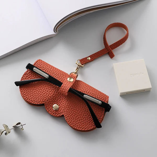 🔥vente à chaud🔥Sac à lunettes de soleil en cuir souple