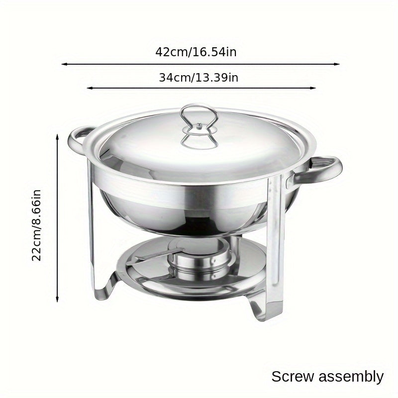 🔥 50 % DE RÉDUCTION EN CE MOMENT ! 🎄 Ensemble de buffet en acier inoxydable avec fonction de maintien au chaud – répartition homogène de la chaleur et grande durabilité, idéal pour les fêtes et les réceptions ✨