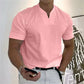 💎60% DE RÉDUCTION ! 💎 Chemise de Sport à Manches Courtes pour Hommes – Col en V, Confortable & Disponible jusqu'au 5XL 👕✨