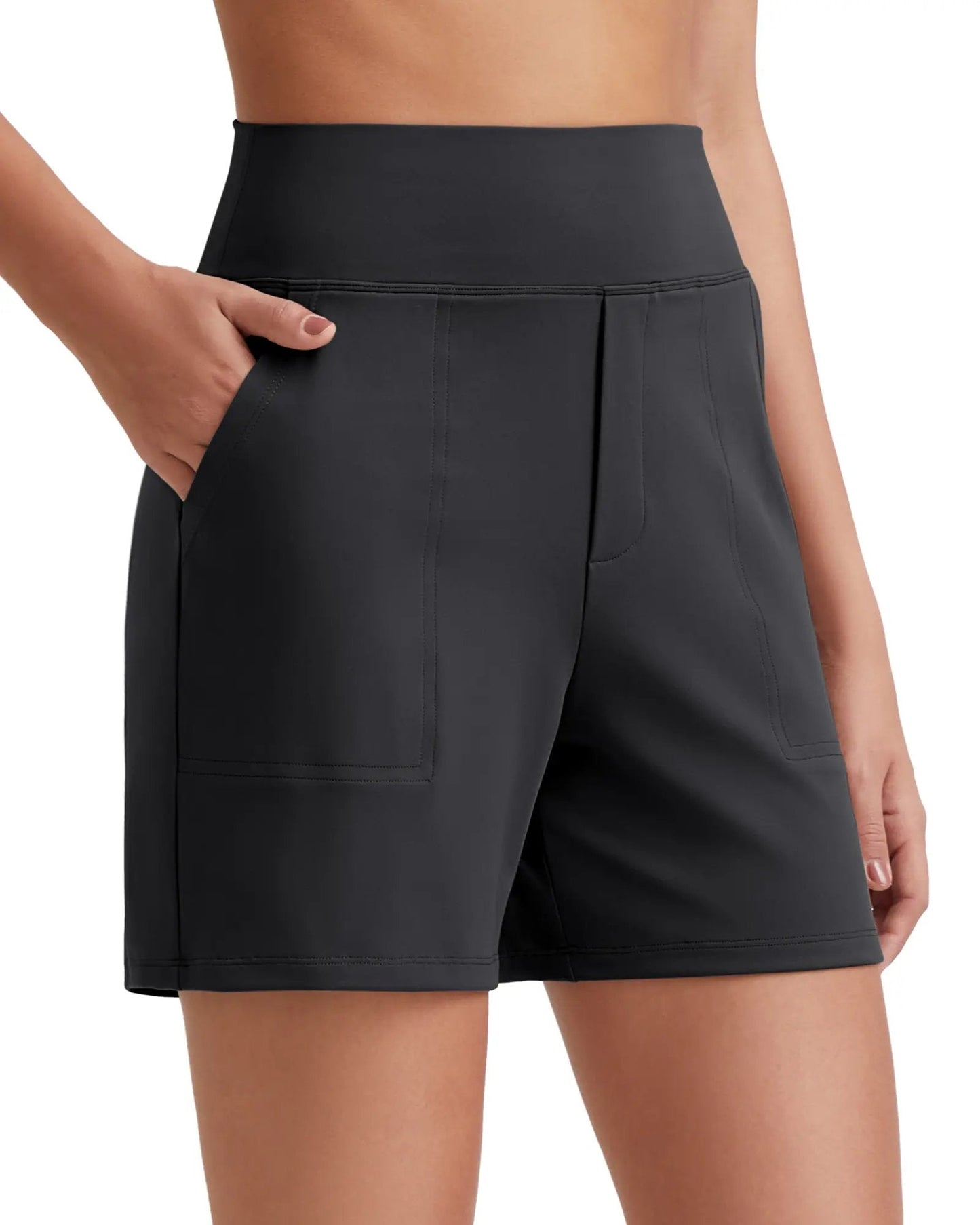 💃50 % DE RÉDUCTION✨ Short taille haute pour femme – Ajustement gainant et extensible dans les 4 sens – Doux comme du beurre ☁️