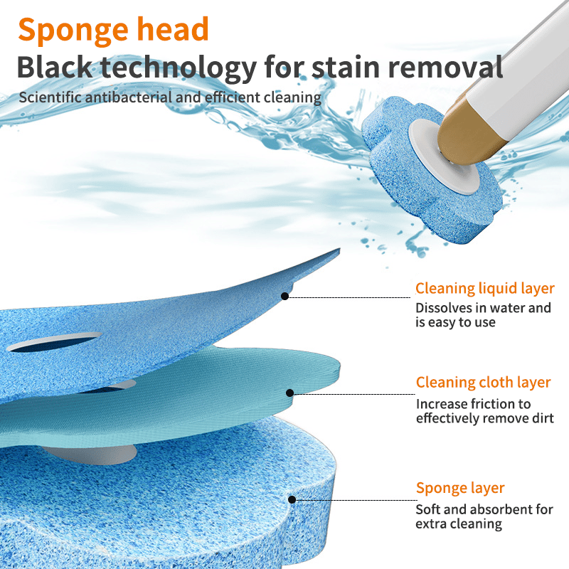 PLUS DE 50 000 UNITÉS VENDUES !🚽💦Ensemble innovant de brosses de toilettes jetables à fixation murale✨