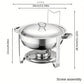 🔥 50 % DE RÉDUCTION EN CE MOMENT ! 🎄 Ensemble de buffet en acier inoxydable avec fonction de maintien au chaud – répartition homogène de la chaleur et grande durabilité, idéal pour les fêtes et les réceptions ✨