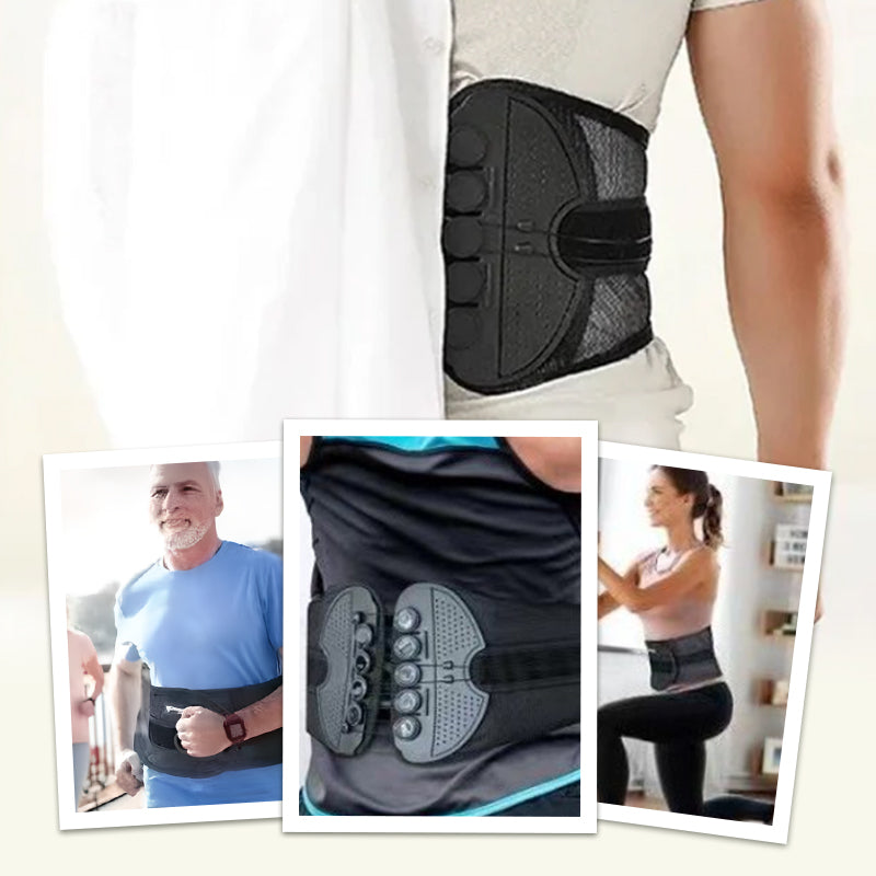 🌟 50% DE RÉDUCTION! 💪 Ceinture lombaire ajustable – Soutien dorsal ergonomique ✨