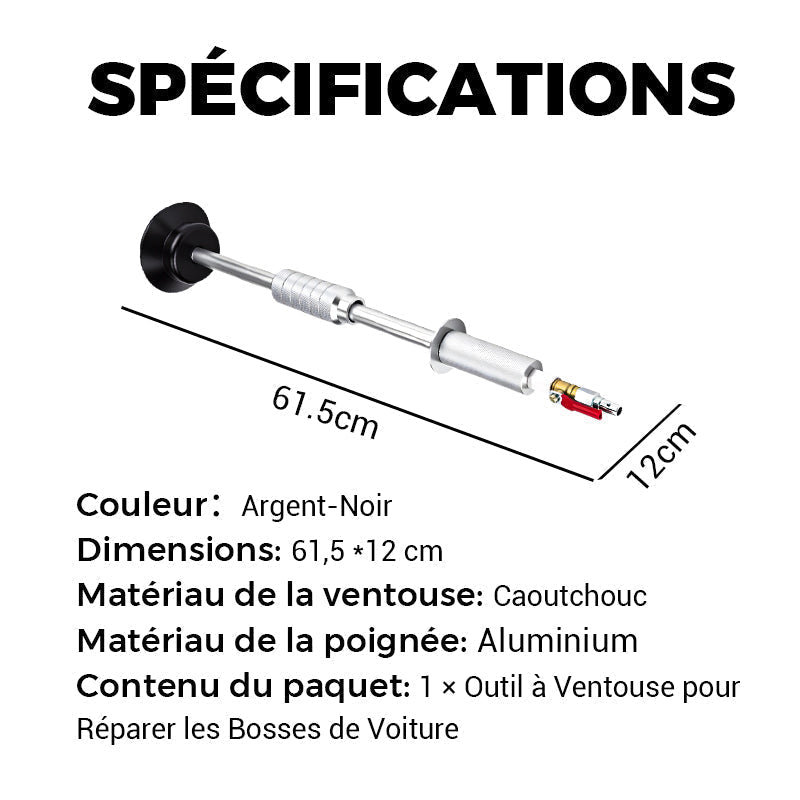 🚗 50% DE RÉDUCTION! 🔧 Ventouse pour Débosselage Carrosserie – Aspiration puissante, sans peinture & facile à utiliser – Idéale pour enlever les petites bosses sur votre voiture 🛠️