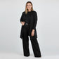🍂Soldes d'automne🍂Elegant 3-piece set including long cardigan, top and pants💞