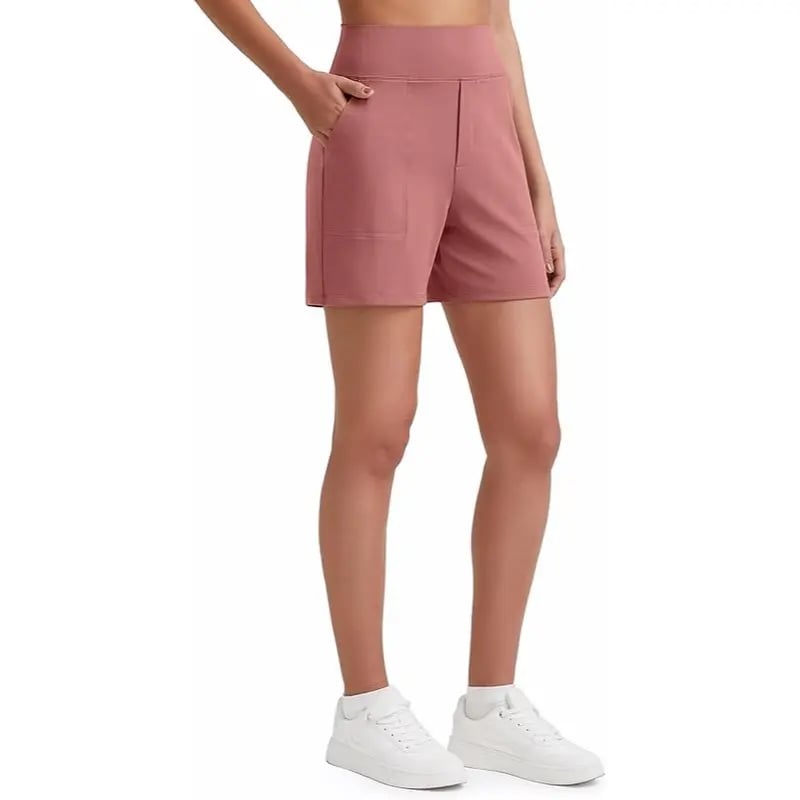 💃50 % DE RÉDUCTION✨ Short taille haute pour femme – Ajustement gainant et extensible dans les 4 sens – Doux comme du beurre ☁️