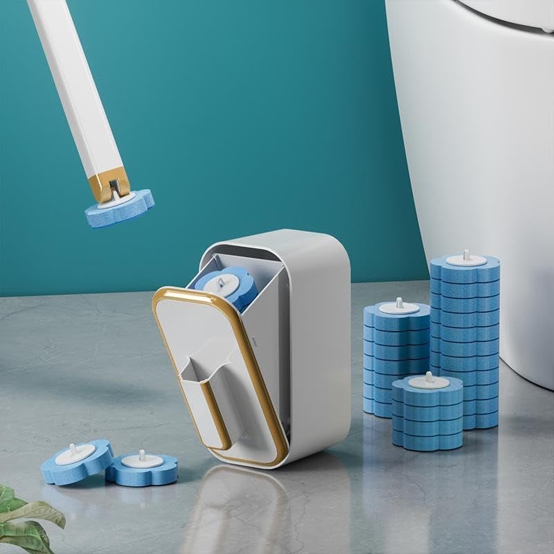 PLUS DE 50 000 UNITÉS VENDUES !🚽💦Ensemble innovant de brosses de toilettes jetables à fixation murale✨