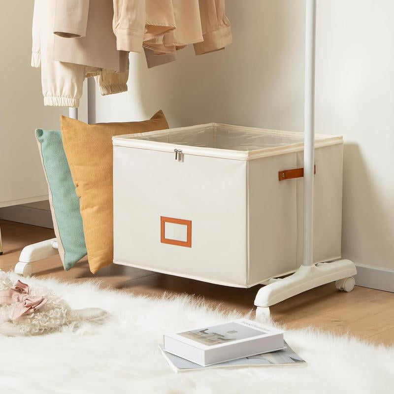 👟 50% DE RÉDUCTION! 🧺 Boîte de rangement en tissu pour chaussures – Pliable, respirante & anti-poussière – Idéale pour placard & chambre ✨
