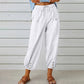 💓60 % DE RÉDUCTION !💞 Pantalon large à jambes droites pour femme – Coton et lin respirants, coupe flatteuse et poches pratiques 👖