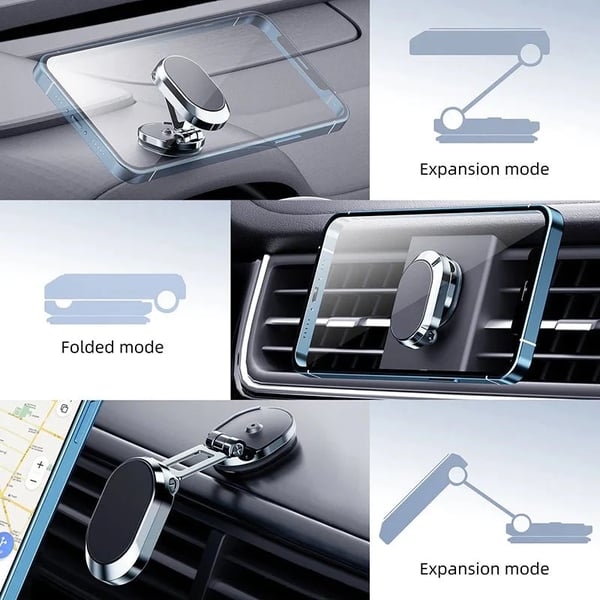 📱 ACHETEZ 1, OBTENEZ 1 GRATUIT! 🧲 Support magnétique pliable – 360°, 6 aimants N52 & pour 4–7″ ✨