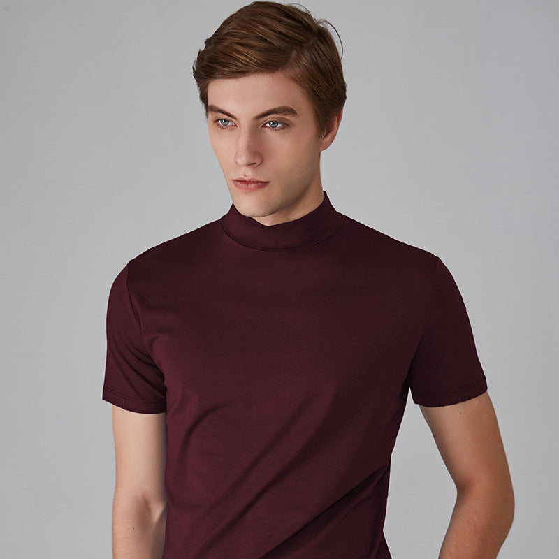 🔈🔈Offre spéciale 2026 - 60 % de réduction 🎁 T-shirt col montant coupe slim pour homme