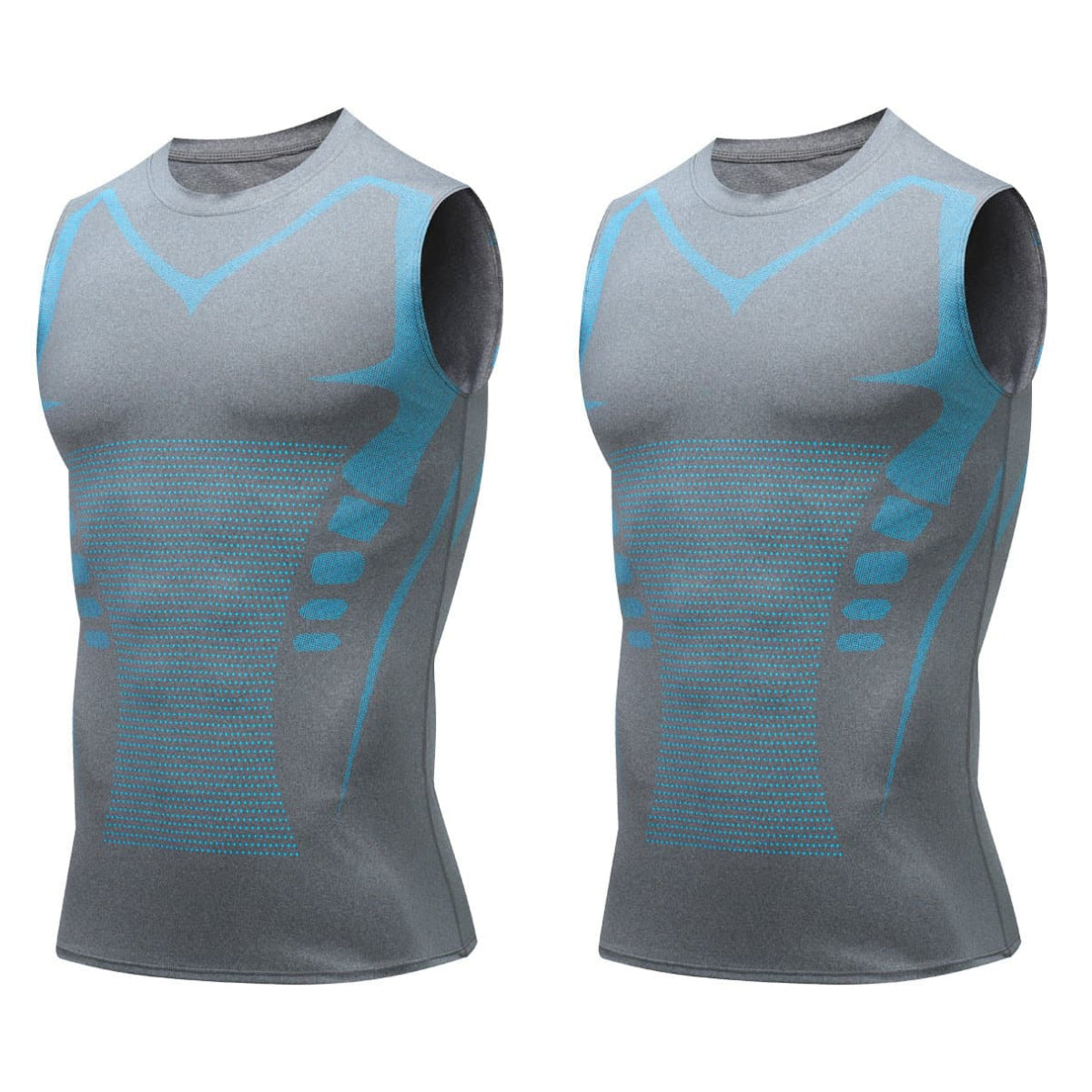 🔥 50 % DE RÉDUCTION ! 💪 Gilet Ionic Shaping – Compression et refroidissement – Remodelage du corps – Sans manches – Invisible sous les vêtements 🕶️