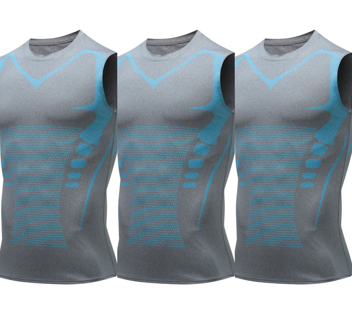 🔥 50 % DE RÉDUCTION ! 💪 Gilet Ionic Shaping – Compression et refroidissement – Remodelage du corps – Sans manches – Invisible sous les vêtements 🕶️