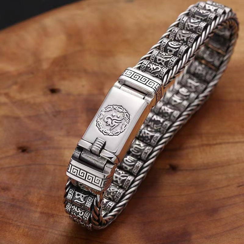 🔥Remise Saint Valentin 50%🔥Bracelet avec roue de prière porte-bonheur