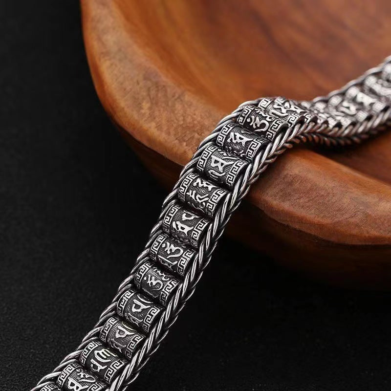 🔥Remise Saint Valentin 50%🔥Bracelet avec roue de prière porte-bonheur