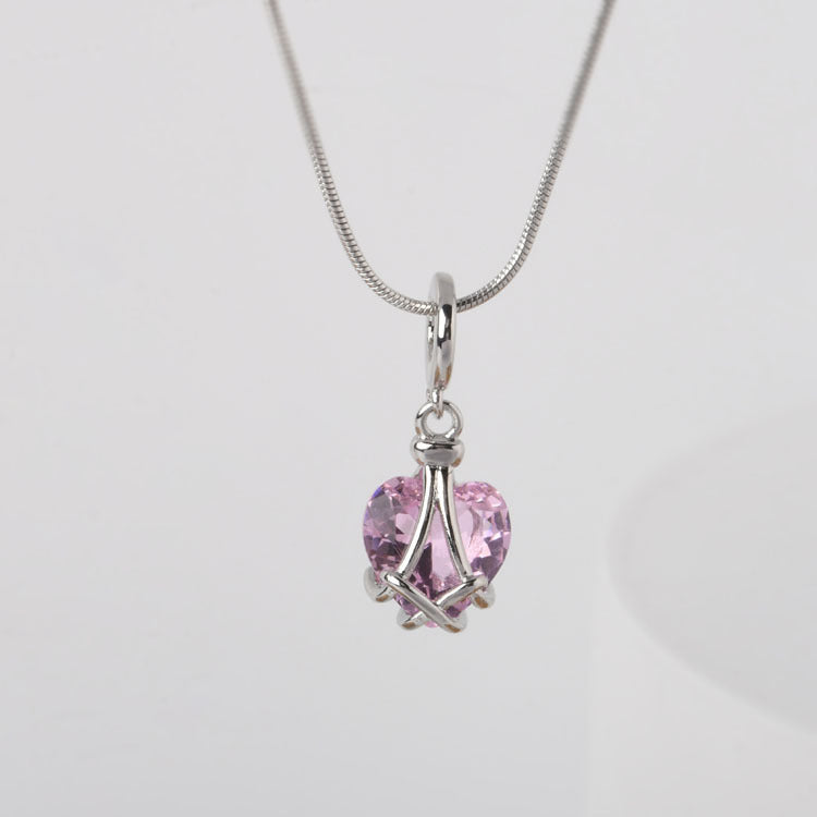 ✨️55% de réduction✨️Né pour l'amour, votre vie : pendentif cœur en cristal💖