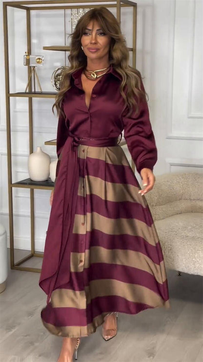 ✨Remises d'automne 50%✨Robe élégante à bretelles imprimée