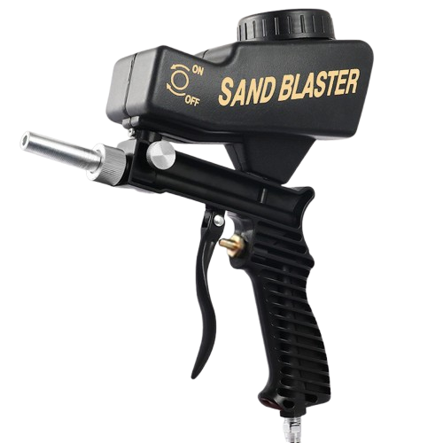 🚀 Pistolet de sablage pneumatique portable – Outil pour le dégrossissage, le polissage et la finition