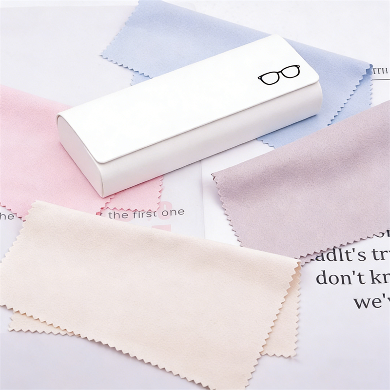 Étui à lunettes en cuir rigide minimaliste