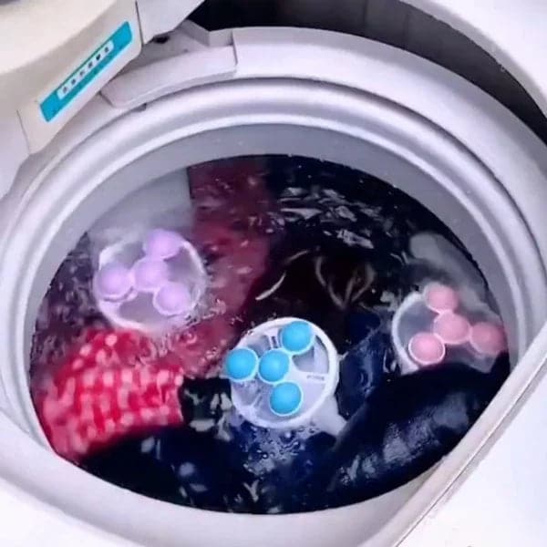 🧼🐾Sac Filtrant Lave-Linge - Capture Poils d'Animaux, Évite les Enchevêtrements, Réutilisable