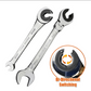 🎉Promotion Black Friday : 50 % de réduction🔥🔧Clé à cliquet à tube ouvert (tête fixe et tête flexible 2 en 1)