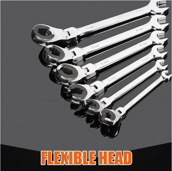 🎉Promotion Black Friday : 50 % de réduction🔥🔧Clé à cliquet à tube ouvert (tête fixe et tête flexible 2 en 1)