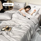 🛏Meilleurs prix pour l'été❄️Parure de lit quatre pièces en velours de haute qualité💕Confortable et rafraîchissant(🚀55% de réduction)
