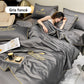 🛏Meilleurs prix pour l'été❄️Parure de lit quatre pièces en velours de haute qualité💕Confortable et rafraîchissant(🚀55% de réduction)
