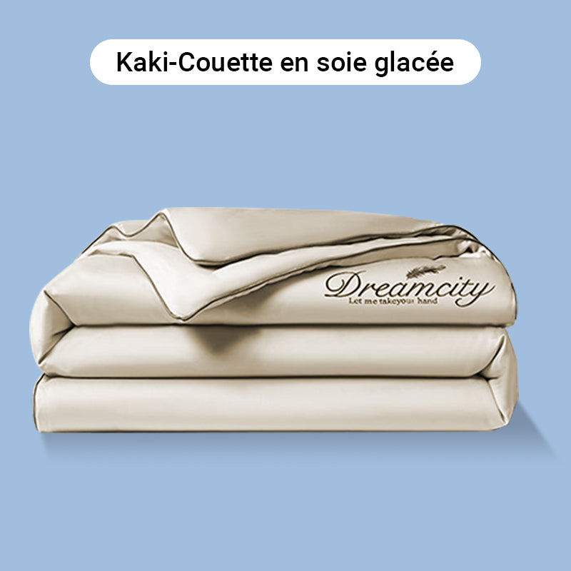 🛏Meilleurs prix pour l'été❄️Parure de lit quatre pièces en velours de haute qualité💕Confortable et rafraîchissant(🚀55% de réduction)