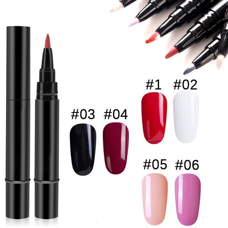 💅 1 ACHETÉ = 1 GRATUIT — Stylo Gel Ongles Tout-en-Un 3-en-1 ✨ + Lampe UV Mini Portable Offerte 💡
