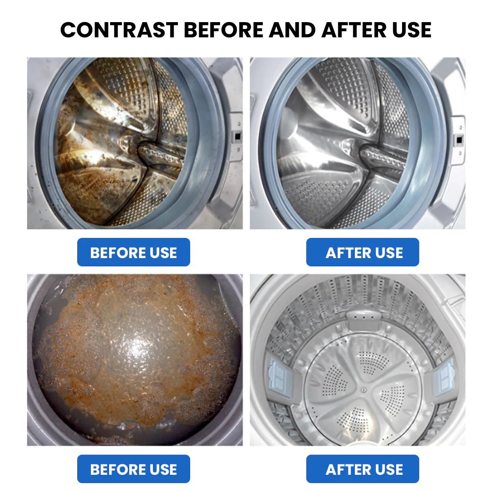 🧼 60 % DE RÉDUCTION ! 💦 Pastilles nettoyantes en profondeur pour lave-linge – Éliminent 99 % des bactéries, les odeurs et préviennent la formation de moisissures 🧽