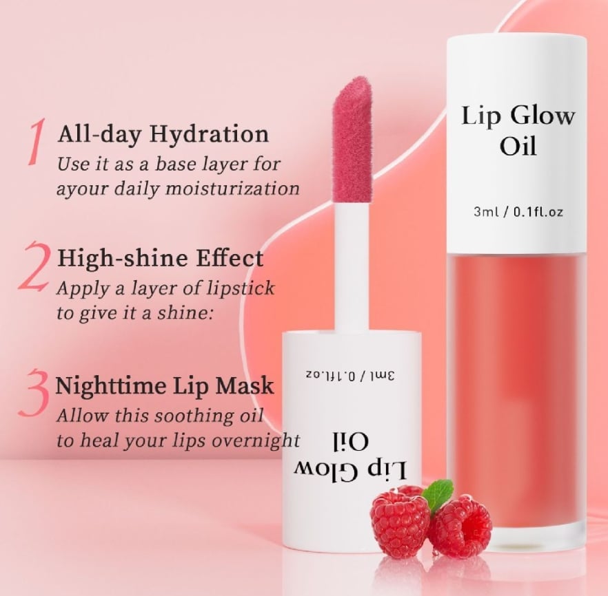 📢📢Achetez 1, obtenez 1 gratuitement ! Huile hydratante teintée pour lèvres coréenne – Vegan, 24h d’hydratation & fini glossy non collant 💋✨