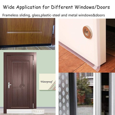 🚪 50 % DE RÉDUCTION ! 🔇 Joint de porte 5 m – Autocollant, souple et universel ✨