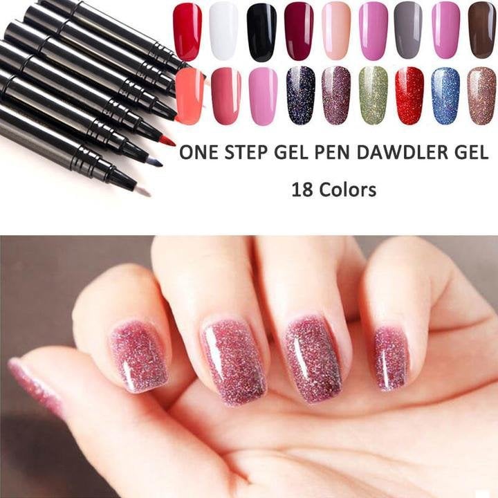 💅 1 ACHETÉ = 1 GRATUIT — Stylo Gel Ongles Tout-en-Un 3-en-1 ✨ + Lampe UV Mini Portable Offerte 💡