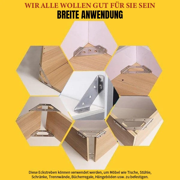 🔧 50% DE RÉDUCTION! 🔩 Support triangulaire en inox – Robuste & stable ✨