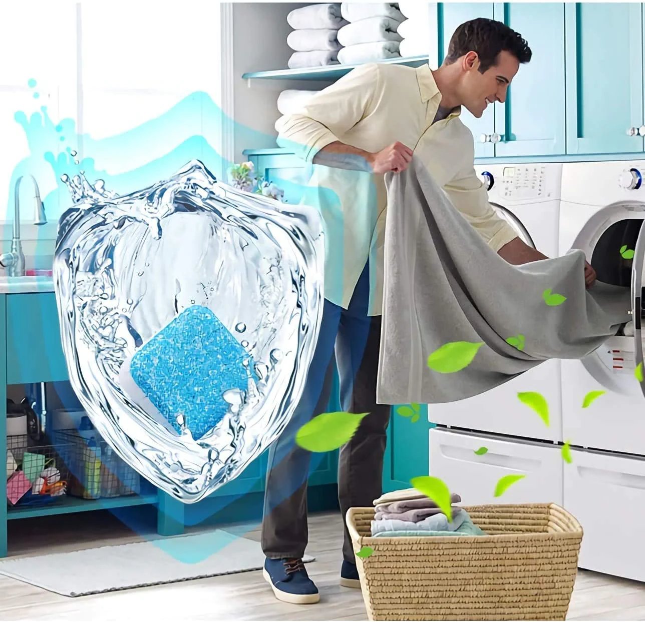 🧼 60 % DE RÉDUCTION ! 💦 Pastilles nettoyantes en profondeur pour lave-linge – Éliminent 99 % des bactéries, les odeurs et préviennent la formation de moisissures 🧽