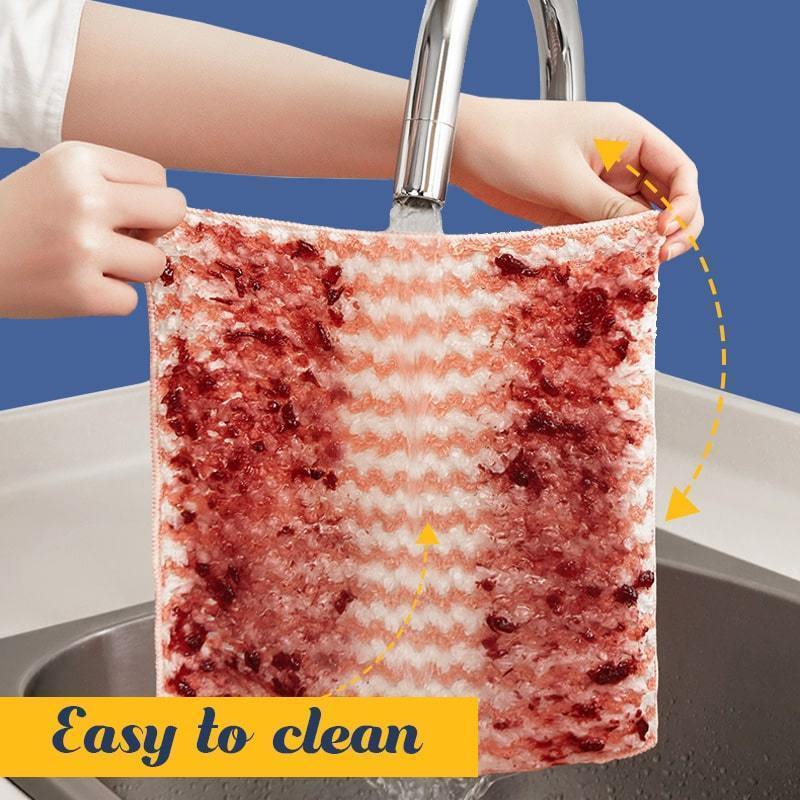 ✨50 % DE RÉDUCTION ! 🧽 Chiffons de nettoyage en microfibre – Ultra-absorbants, non pelucheux et réutilisables sur toutes les surfaces 🧼