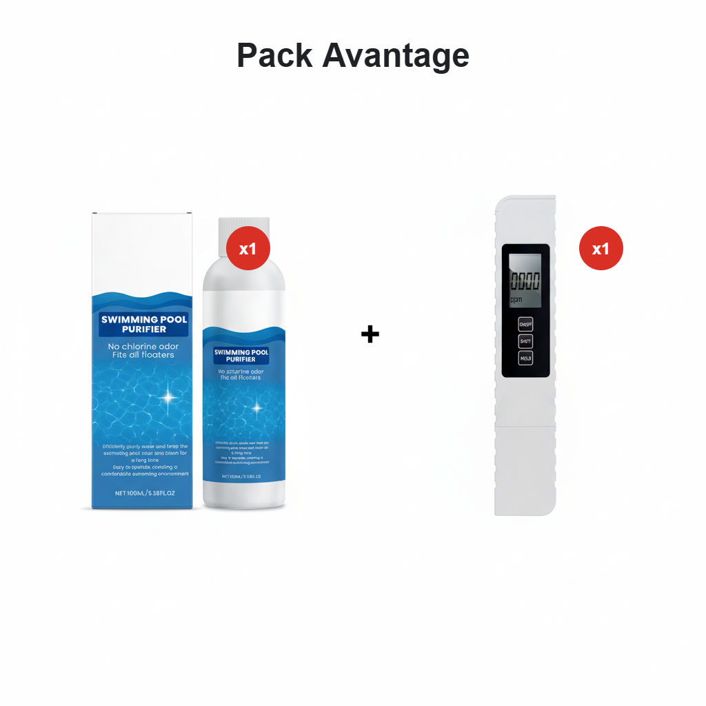 💧🌊 Liquide de rinçage au pH neutre – adieu eau verte ! ✨🚀 Dosage facile, sans odeur de chlore. Pour une douche naturellement pure et un nettoyage plus facile.