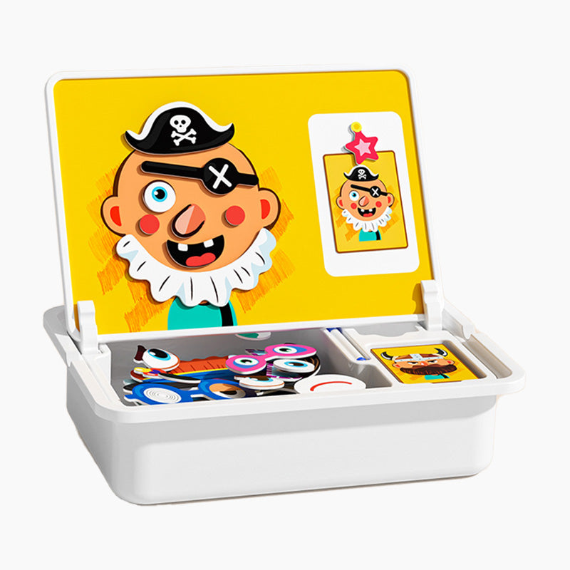 🧩 55% DE RÉDUCTION ! 🎨 Boîte à Puzzle Magnétique Enfant - Jeu Éducatif avec Planche à Dessin et Pièces Colorées 🖍️📦