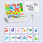 🧩 55% DE RÉDUCTION ! 🎨 Boîte à Puzzle Magnétique Enfant - Jeu Éducatif avec Planche à Dessin et Pièces Colorées 🖍️📦