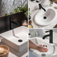 Filtre de vidange 3-en-1 amélioré Hibbent pour lavabo, bouchon à ressort universel, panier à cheveux amovible en acier inoxydable, bouchon de lavabo de 1,1 à 2,36 pouces, cartouche en laiton, noir mat