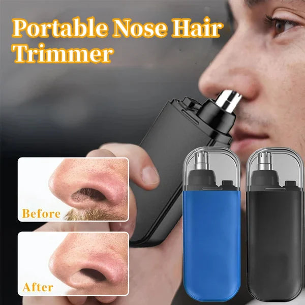⚡ OFFRE À DURÉE LIMITÉE : 50 % DE RÉDUCTION ! Tondeuse électrique rechargeable pour poils du nez, appareil de soins pour hommes portable et sûr, à tête ronde