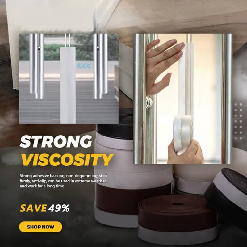 🚪 50 % DE RÉDUCTION ! 🔇 Joint de porte 5 m – Autocollant, souple et universel ✨