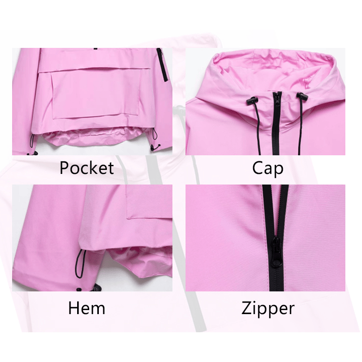 💜DERNIER JOUR - 55 % DE RÉDUCTION💦Veste imperméable 3 en 1 pour femme - Pluie, vent et froid, tout est couvert