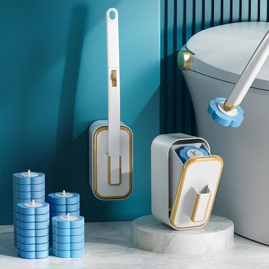 PLUS DE 50 000 UNITÉS VENDUES !🚽💦Ensemble innovant de brosses de toilettes jetables à fixation murale✨